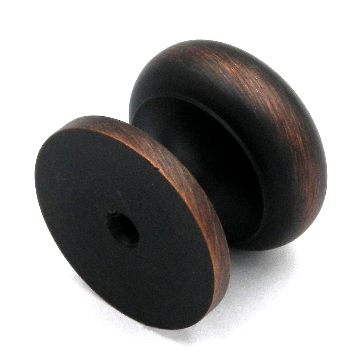 Ultra Designer's Edge Oil-Rubbed Bronze Round with Backplate 1 1/8" Knob 59481