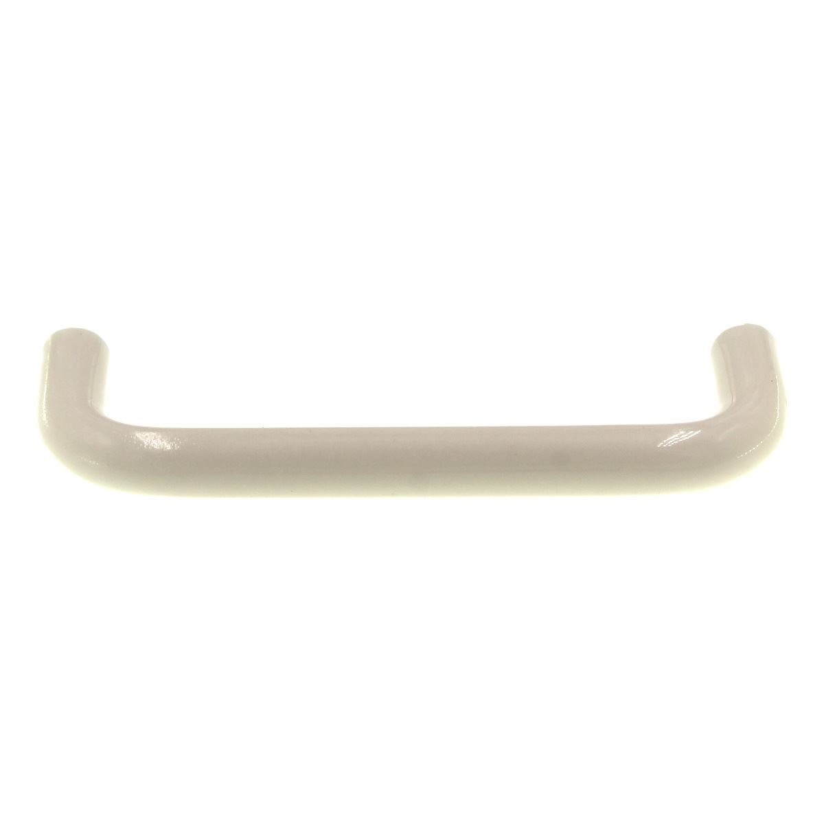 Ultra Hardware 4" Ctr. Plastic Cabinet Wire Pull White 59485