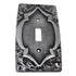 Vintage Amerock Monterey Single Light Switch Wall Plate Antique Silver 6281-AS