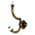 Amerock Burnished Brass 5 5/8" Wall Hook for Coat, Hat, Robe and More 69147