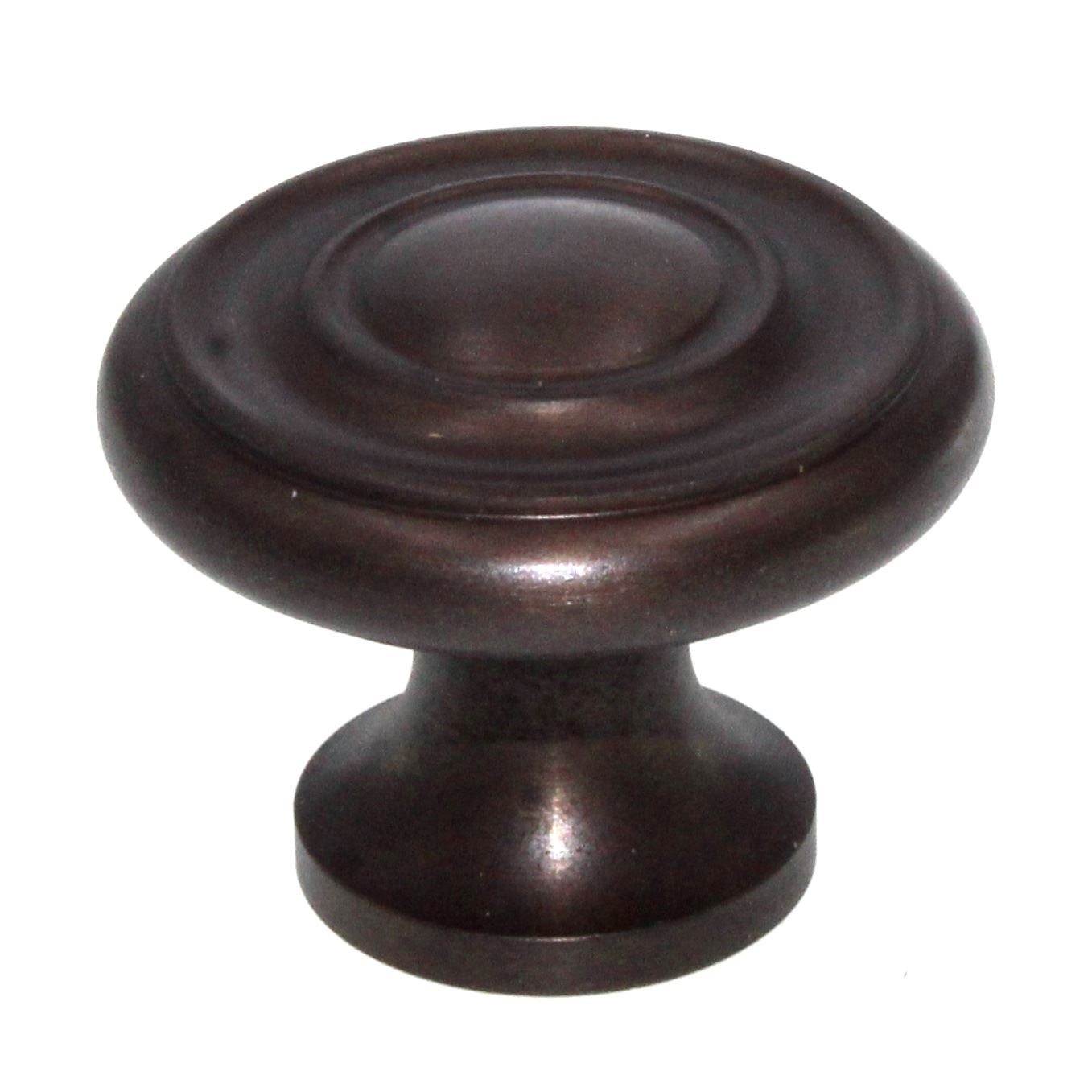 Schaub And Company 1 1/4" Solid Brass Cabinet Knob Antique Satin Bronze 703-ASBZ