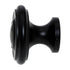 Schaub And Company 1 1/4" Round Solid Brass Cabinet Knob Flat Black 703-FB