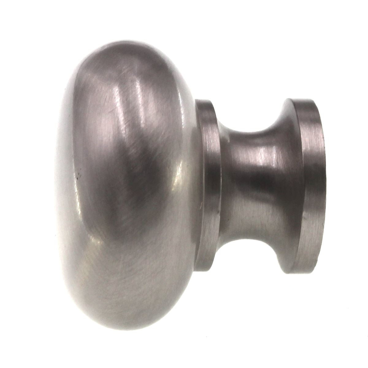 Schaub And Company Country 1 1/4" Solid Brass Cabinet Knob Satin Nickel 706-15