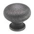 Schaub And Company 1 1/4" Round Solid Brass Cabinet Knob Dark Pewter 706-DP