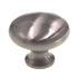 Schaub And Company 1 1/2" Round Solid Brass Cabinet Knob Satin Nickel 707-15