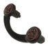 Anne at Home Sasha 3" Ctr. Cabinet Drop Pull Black with Terra Cotta Wash 708-730