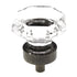 Schaub Stargaze 1 1/4" Clear Glass Cabinet Knob Polished Nickel Base 71-C-PN