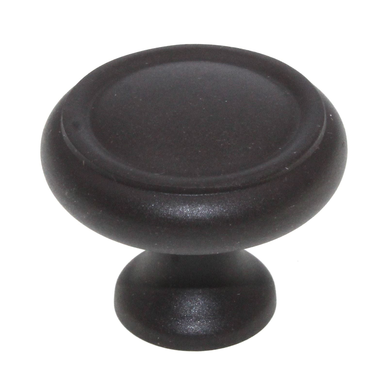 Schaub Country 1 1/4" Solid Brass Cabinet Knob Oil-Rubbed Bronze 711-10B