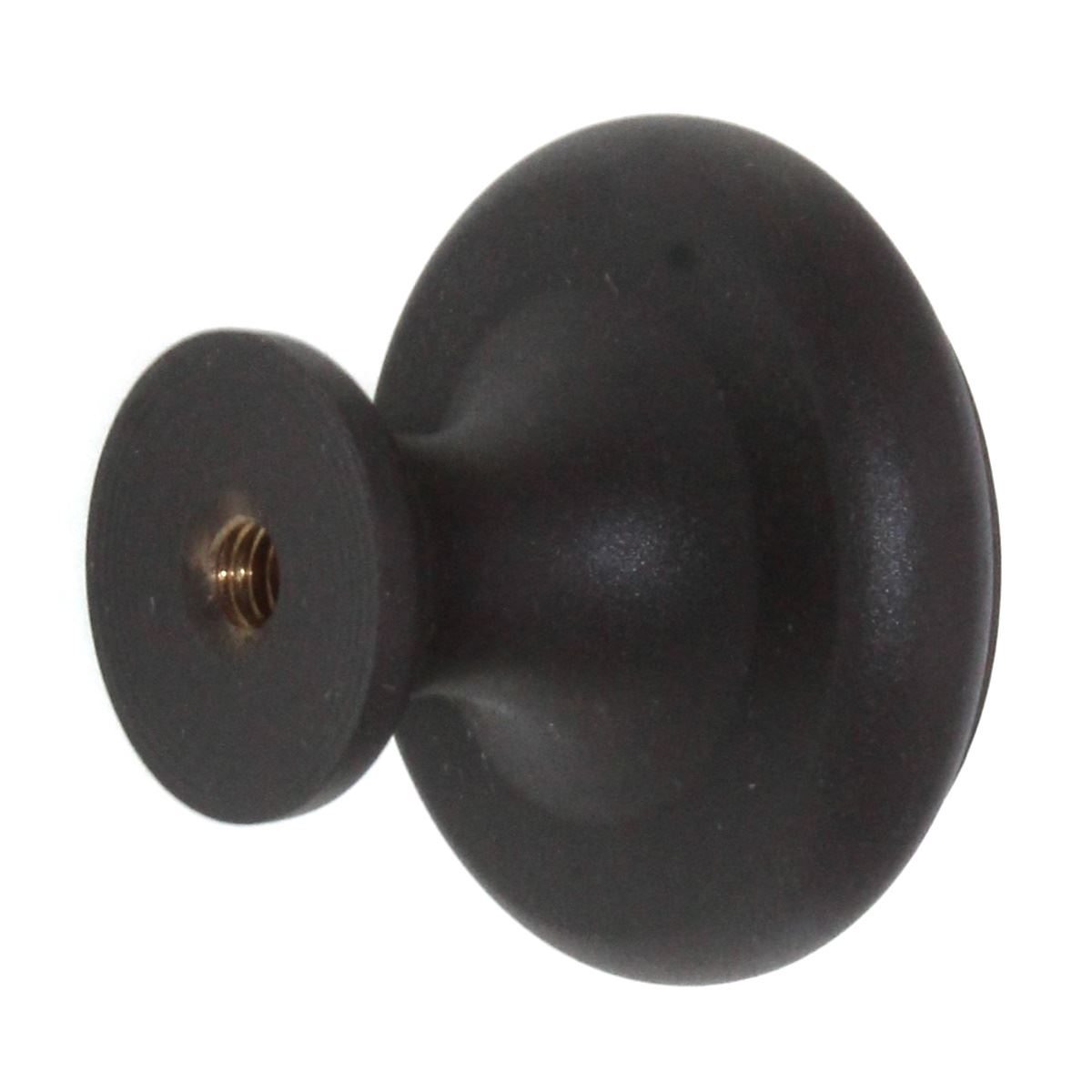 Schaub Country 1 1/4" Solid Brass Cabinet Knob Oil-Rubbed Bronze 711-10B