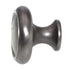 Schaub And Company Country 1 1/4" Solid Brass Cabinet Knob Antique Nickel 711-AN