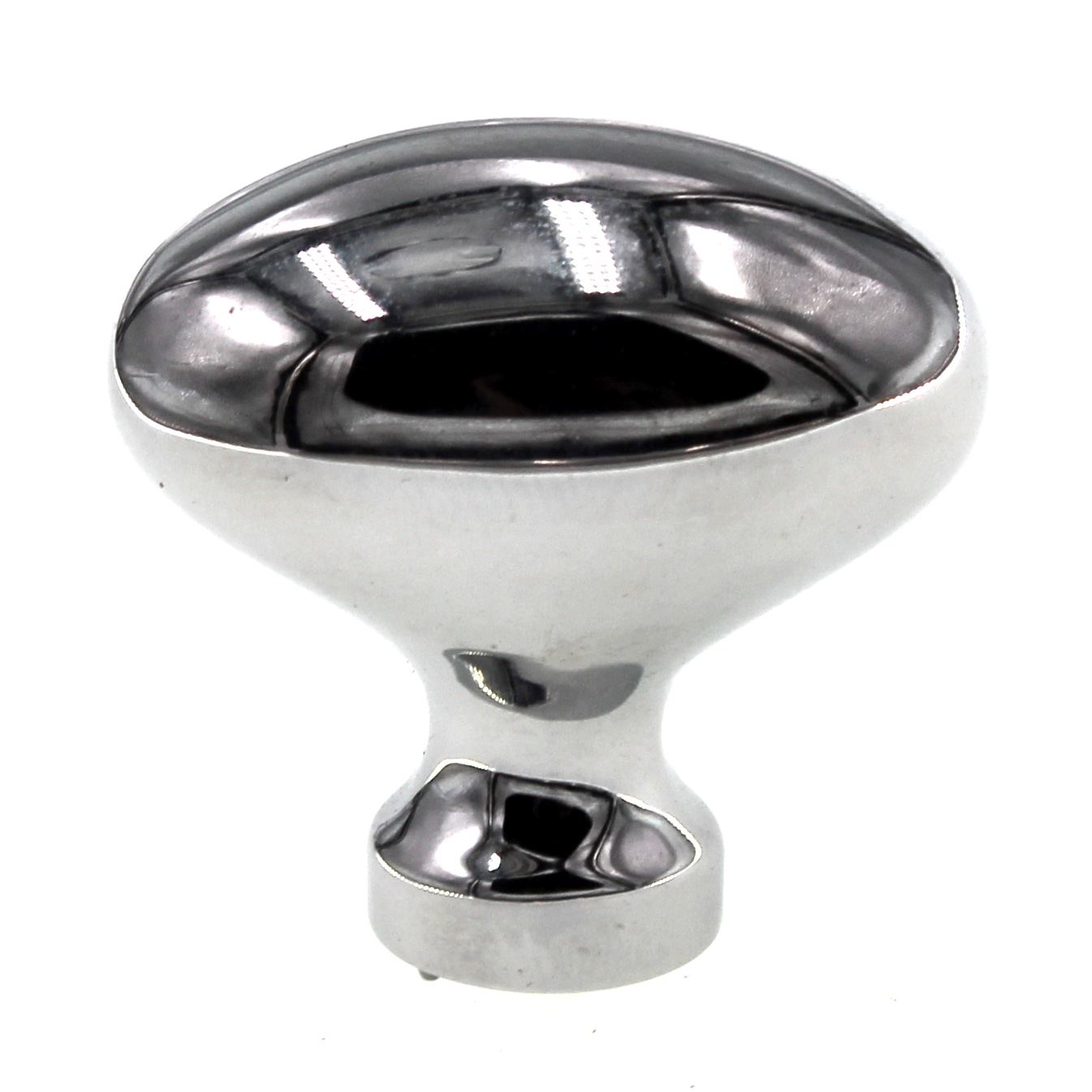 Schaub Country 1 3/8" Solid Brass Cabinet Knob Polished Chrome 719-26