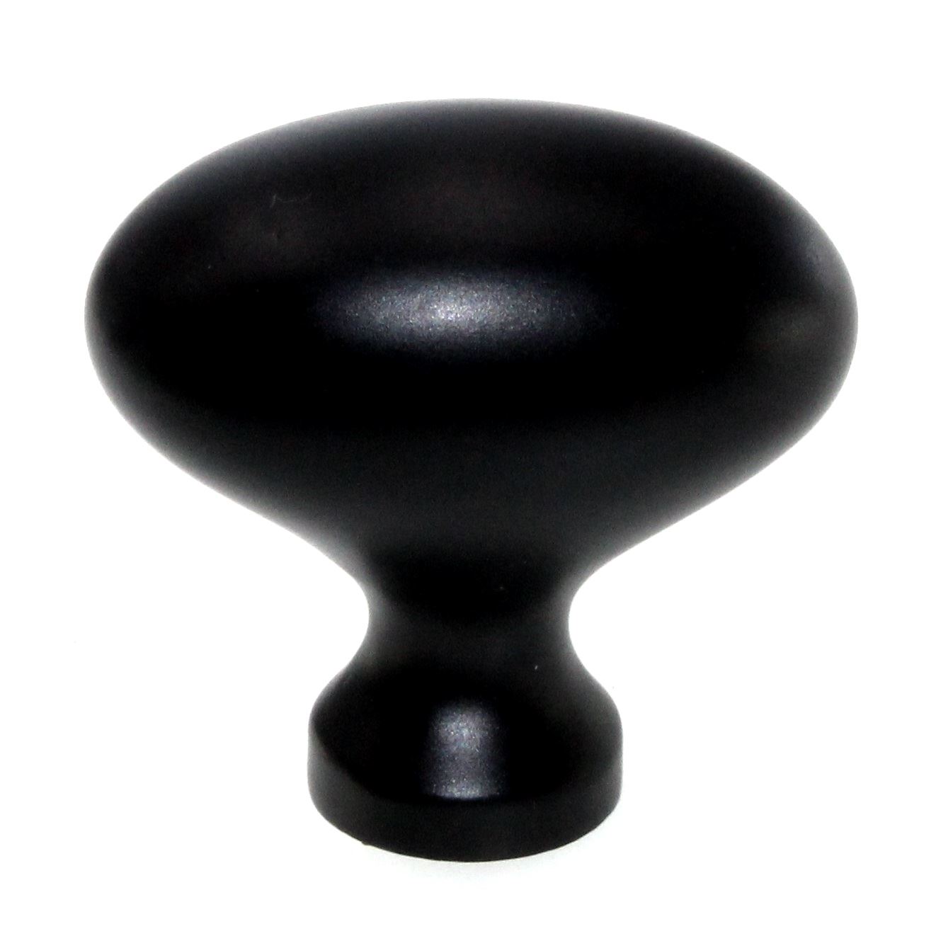 Schaub And Company Country 1 3/8" Solid Brass Cabinet Knob Flat Black 719-FB