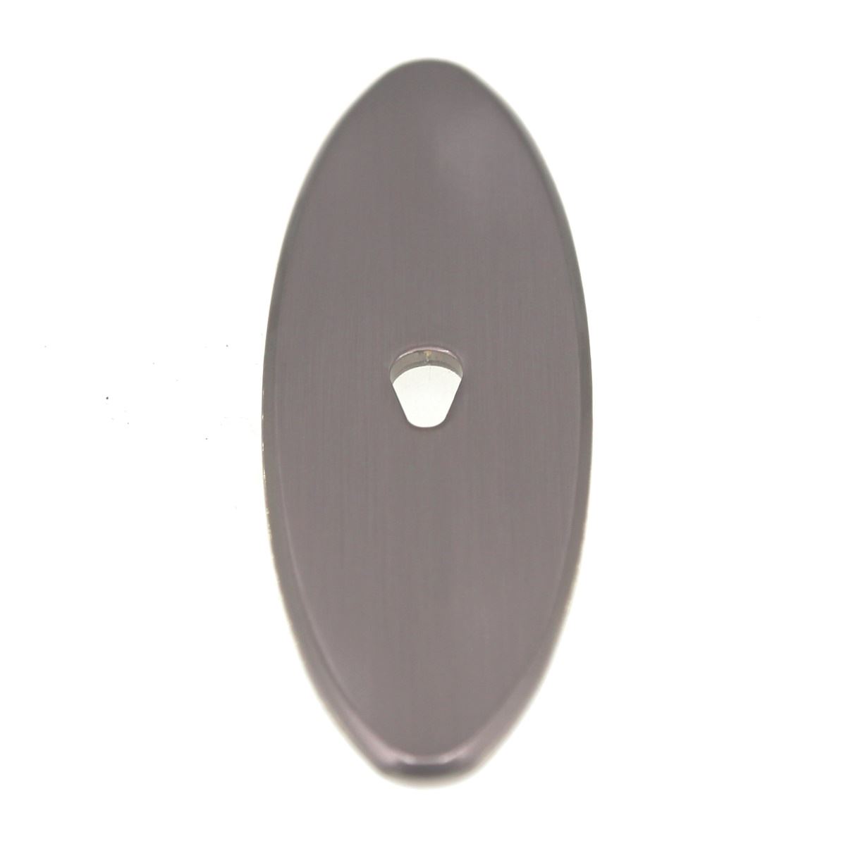 Schaub And Company 3" Solid Brass Knob Backplate Satin Nickel 720-15