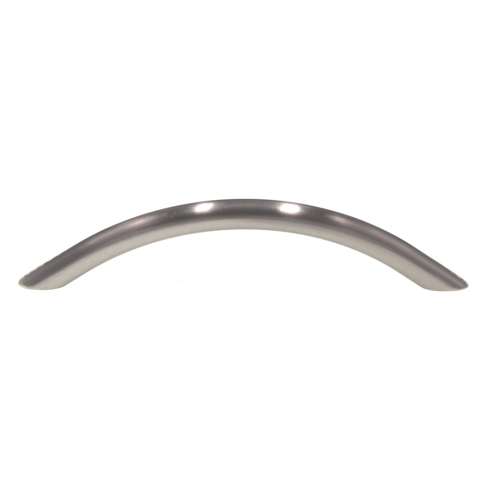 Schaub Traditional Cabinet Bow Arch Pull 5" (128mm) Ctr Satin Nickel 723-15