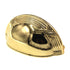 Schaub Versailles Drawer Cup Pull 3" Ctr Ribbon & Reed Polished Brass 755-03