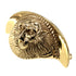 Schaub Versailles Drawer Cup Pull 3" Ctr Lion Head Polished Brass 758-03