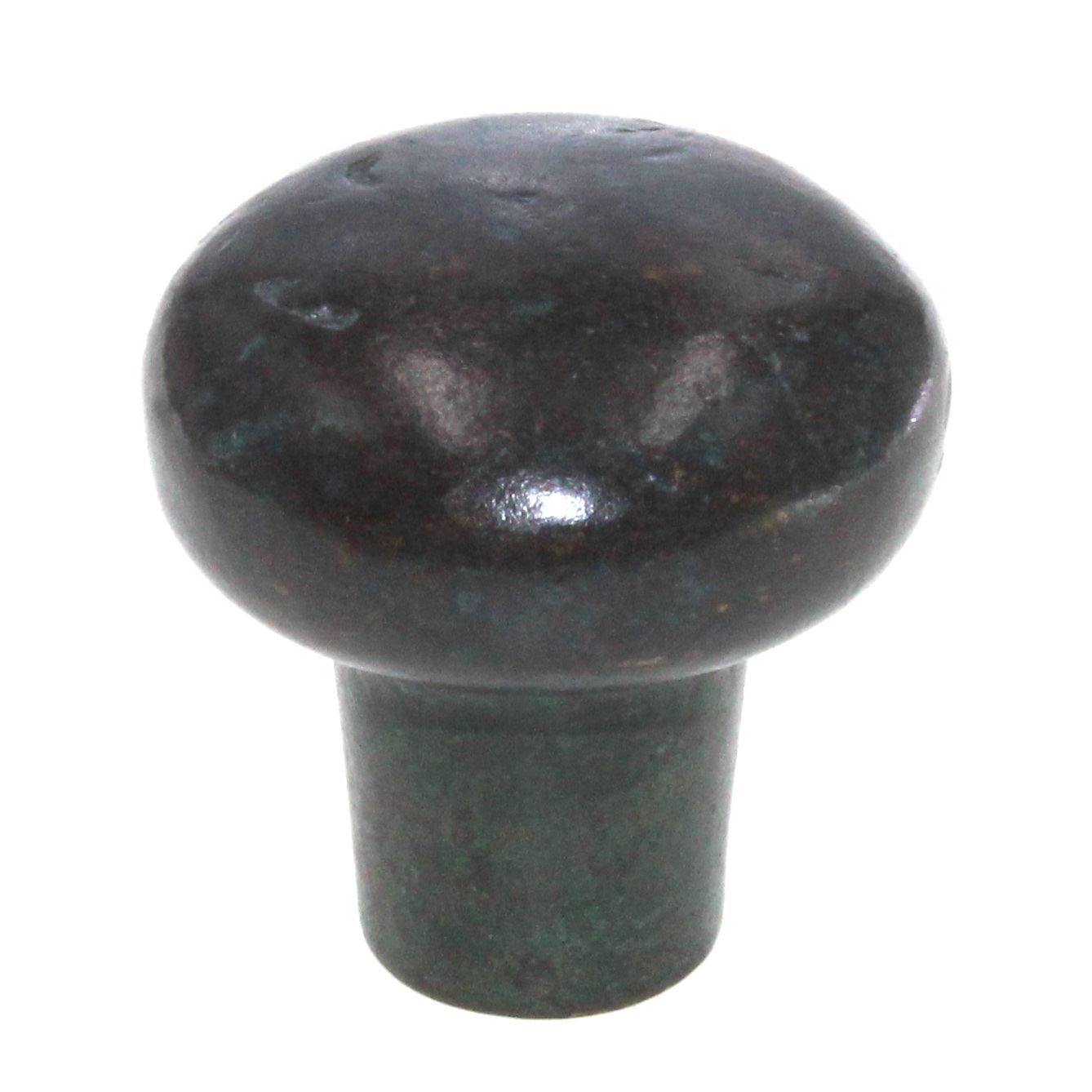 Schaub Mountain 1 1/4" Cast Bronze Cabinet Knob Verde Imperiale 771-VI