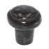 Schaub Mountain 1 3/8" Round Cast Bronze Cabinet Knob Verde Imperiale 781-VI