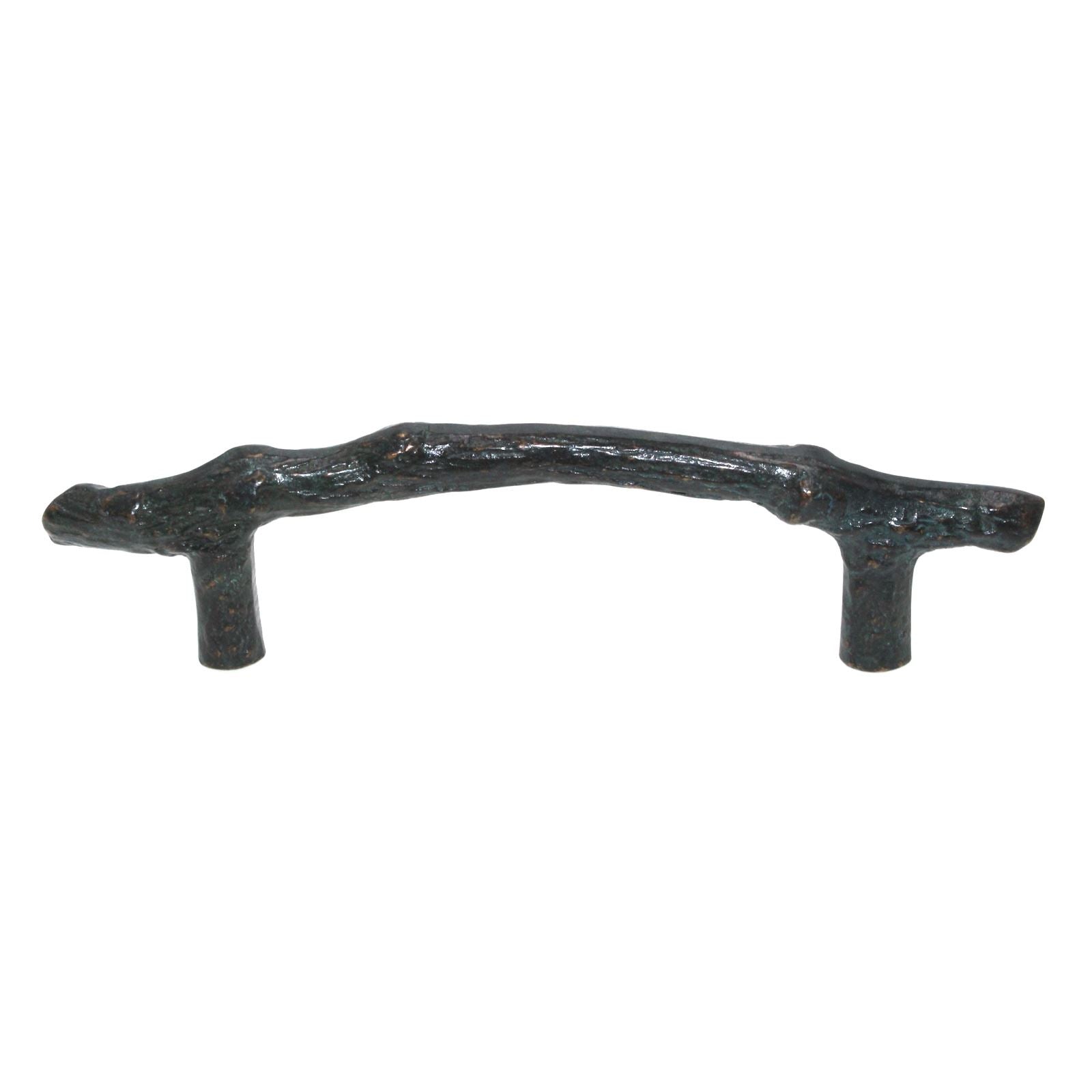 Schaub And Company Mountain Twig Cabinet Bar Pull 4" Ctr Verde Imperiale 783-VI