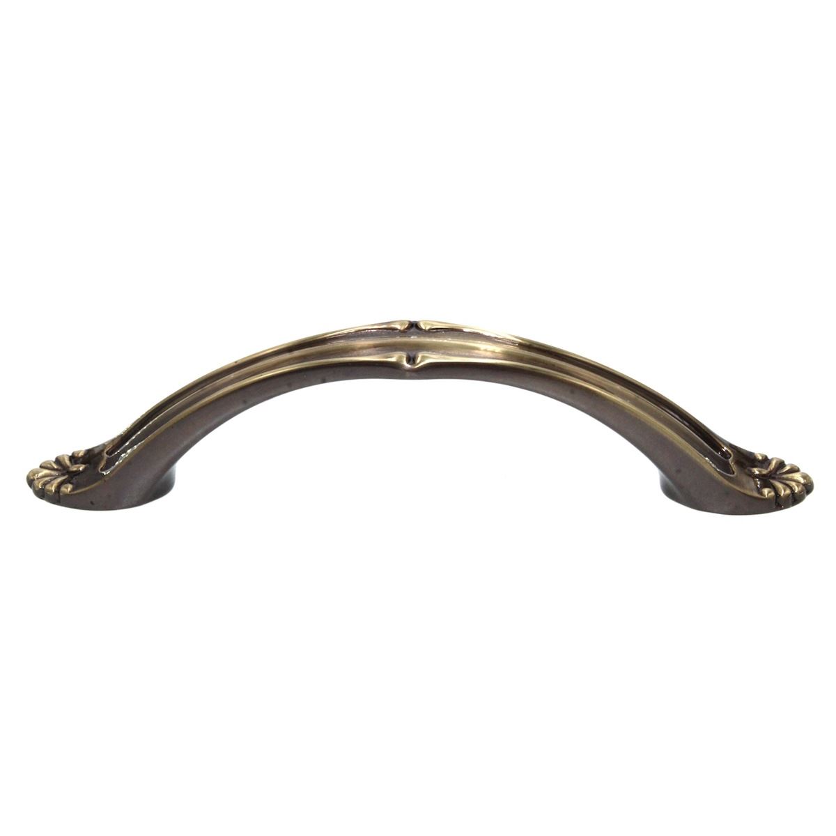 Schaub Montcalm Cabinet Arch Pull 3 3/4" (96mm) Ctr Antique Light Polish 791-ALP