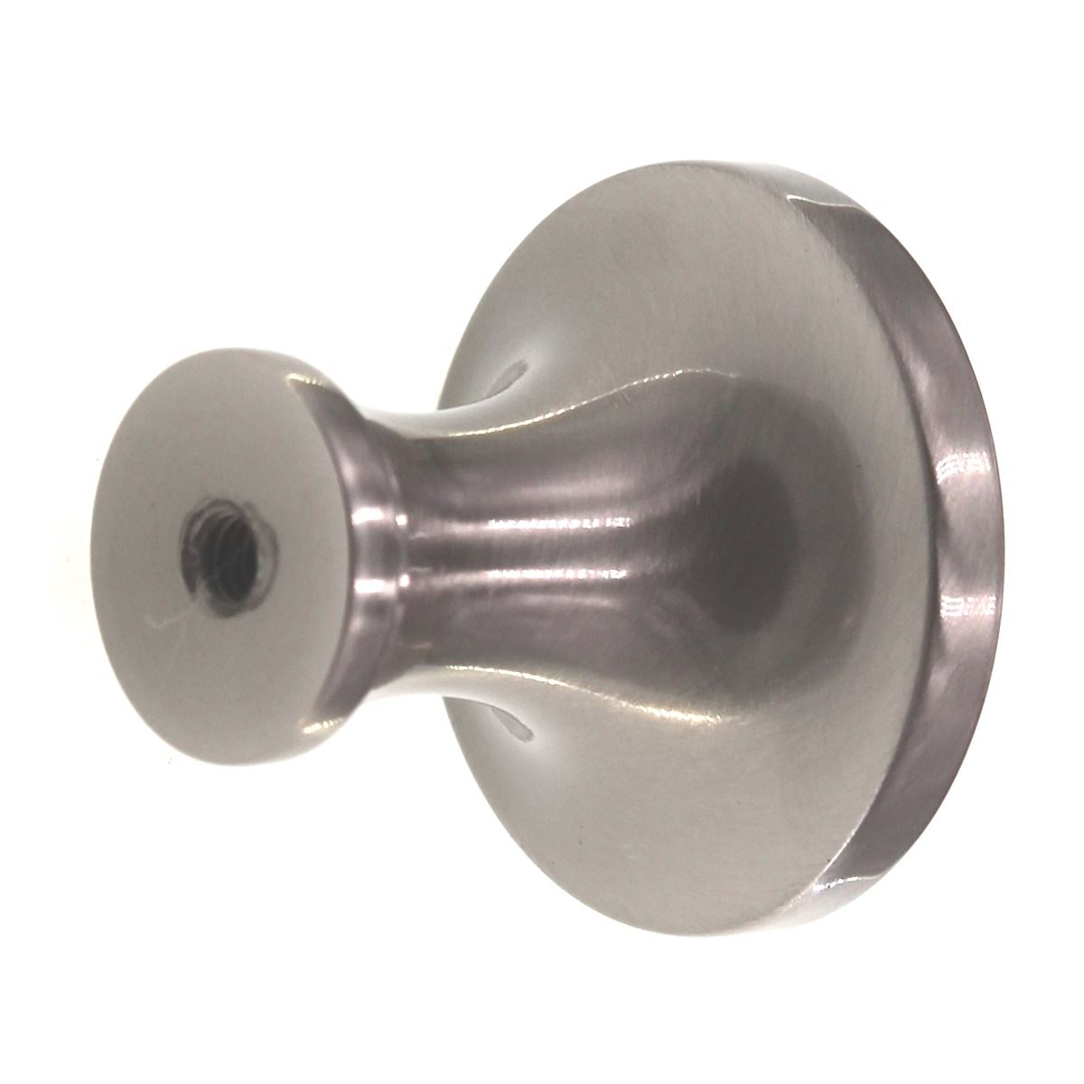 Schaub And Company Montcalm 1 3/8" Solid Brass Cabinet Knob Satin Nickel 794-15