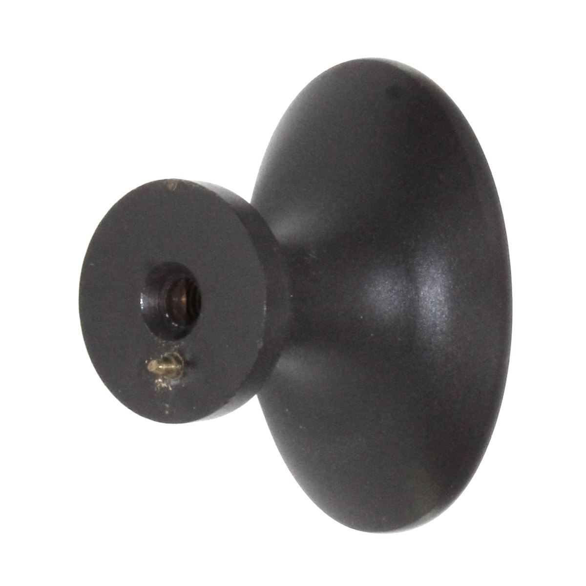 Schaub Montcalm 1 1/4" Oval Solid Brass Cabinet Knob Oil-Rubbed Bronze 796-10B