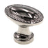 Schaub Montcalm 1 1/4" Oval Solid Brass Cabinet Knob Polished Nickel 796-PN