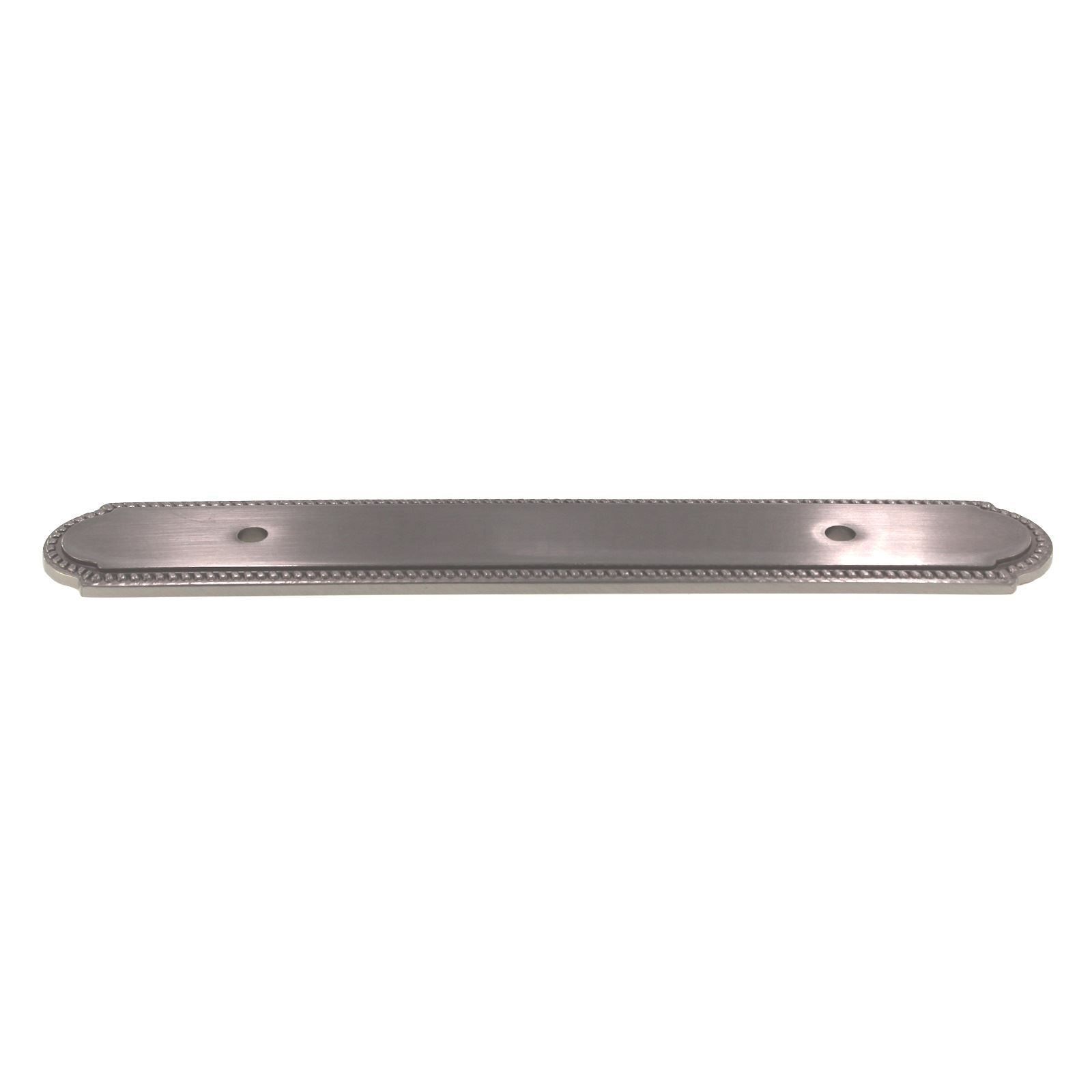 Schaub Montcalm Rope 3 3/4" (96mm) Ctr Pull Backplate Satin Nickel 798-15