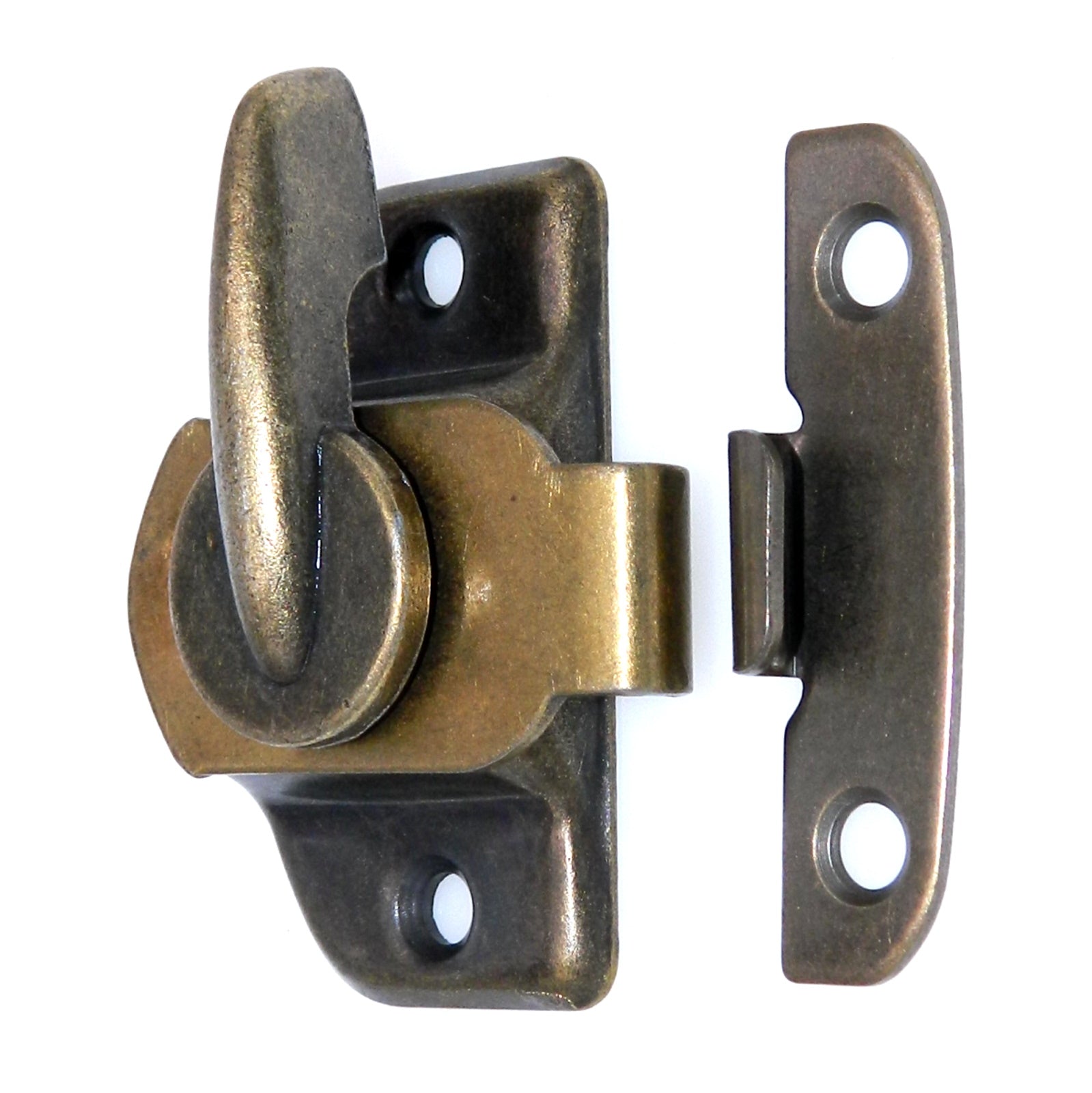 Amerock Allison Grip-Tite Window Sash Lock in Antique Brass, 79ABS