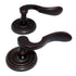 Emtek Brass Cortina Dummy Two-Sided Door Lever Oil-Rubbed Bronze 805CUS10B