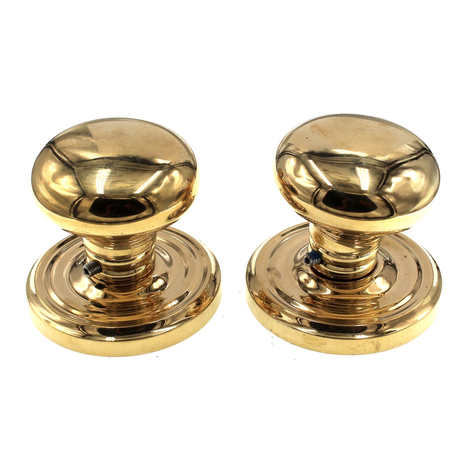 Emtek Classic Brass Providence Dummy Two-Sided Door Knob Unlaquered 805PUS3NL