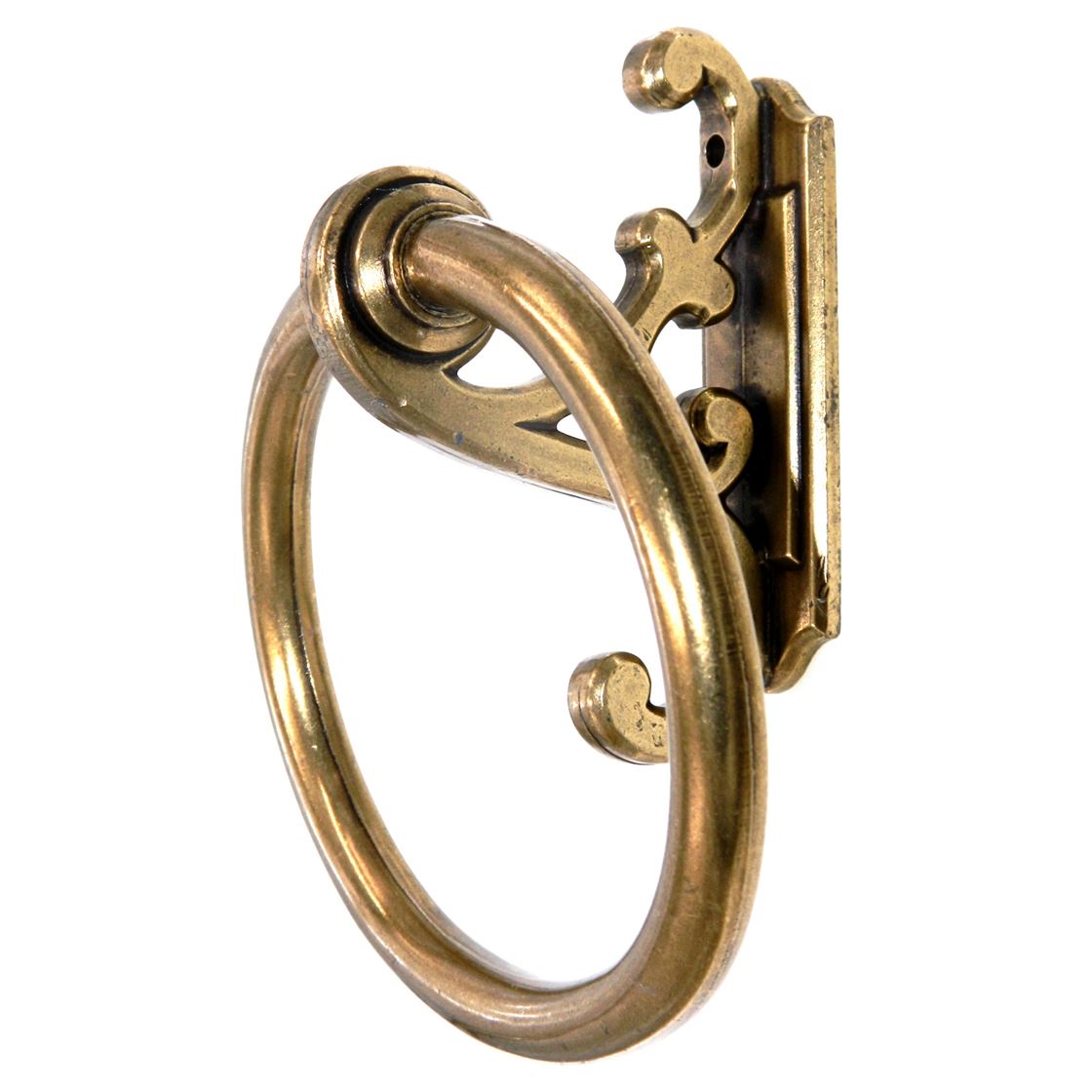 Vintage Amerock Charter 6 Inch Towel Ring Burnished Brass 8056-BB