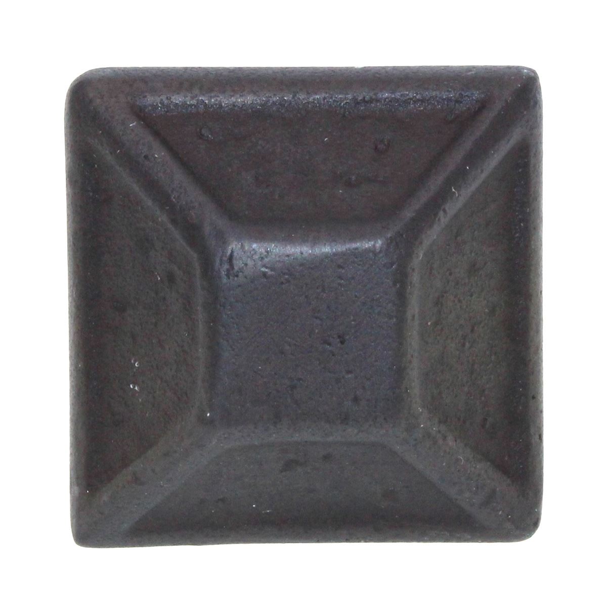 Schaub Rustic 1 1/4" Square Solid Brass Cabinet Knob Dark Bronze 821-DKBZ