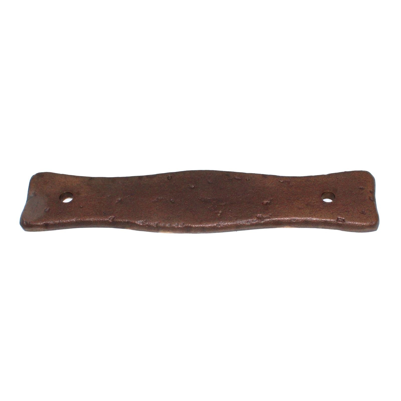 Schaub Kelmscott Manor 3 3/4" (96mm) Ctr Rustic Backplate Aurora Bronze 824-AUBZ