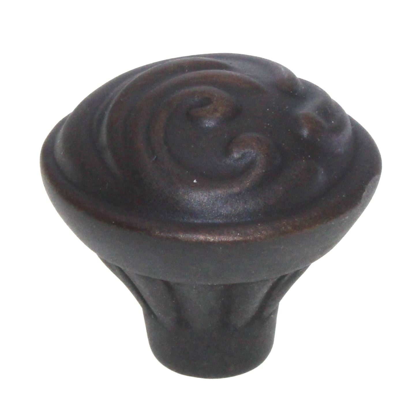 Schaub And Company Arcadia 1 3/8" Solid Brass Knob Ancient Bronze 830-ABZ