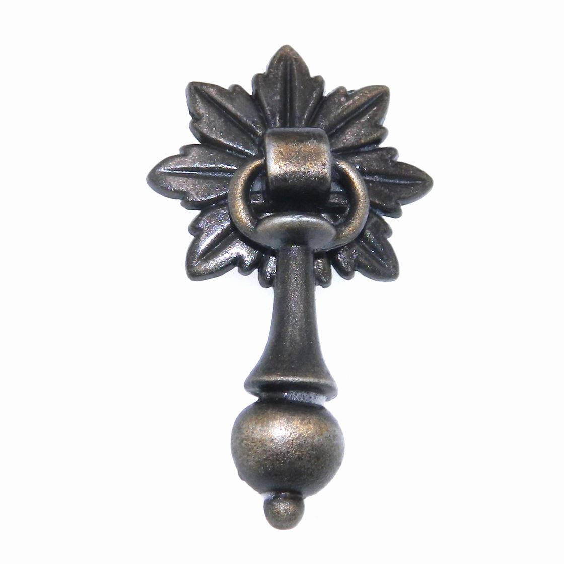 Amerock Allison Antique Brass 2 1/8" Teardrop Pendant Pull Cabinet Knob 840ABS