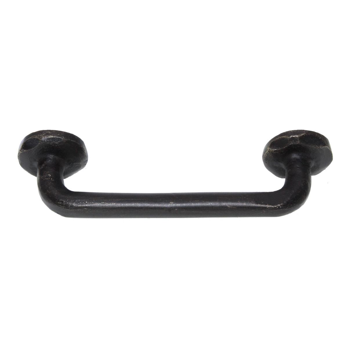 Emtek Rustic 3 1/2" Ctr Sandcast Rod Cabinet Pull Medium Bronze 86055MB