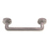 Emtek Rustic 3 1/2" Ctr Sandcast Rod Cabinet Pull Silver Patina 86055SP