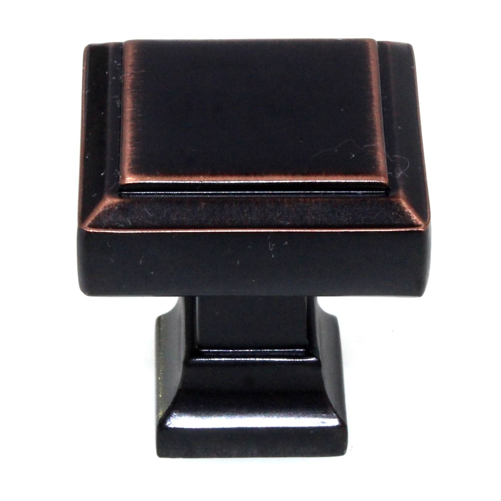 Emtek American Designer 1 1/4" Square Cabinet Knob Oil-Rubbed Bronze 86295US10B