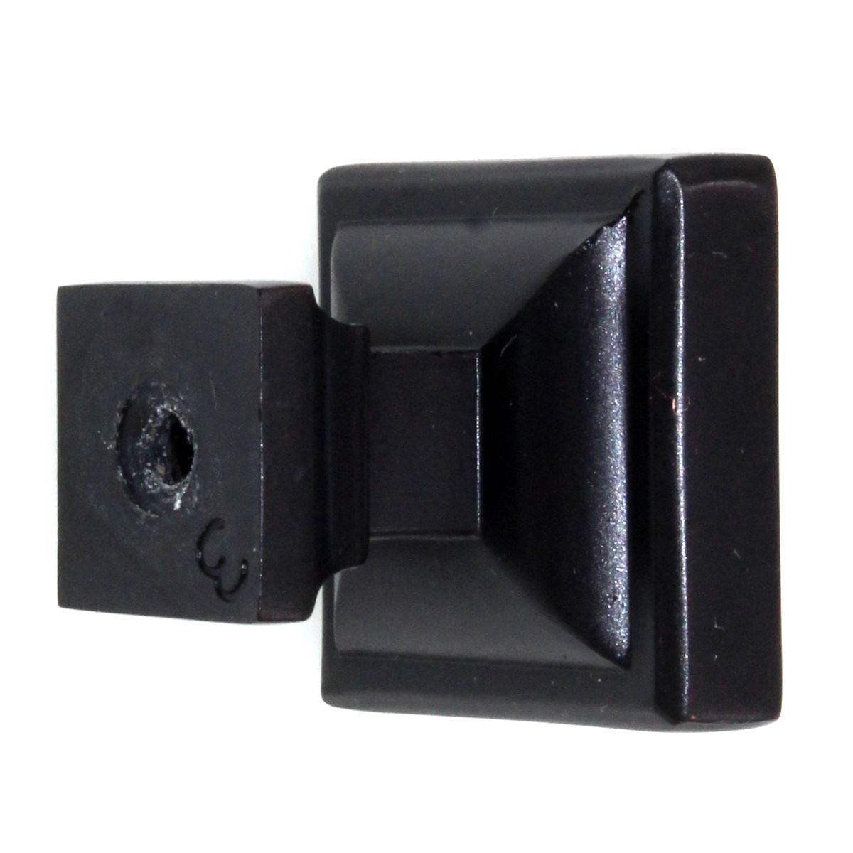 Emtek American Designer 1 1/4" Square Cabinet Knob Oil-Rubbed Bronze 86295US10B