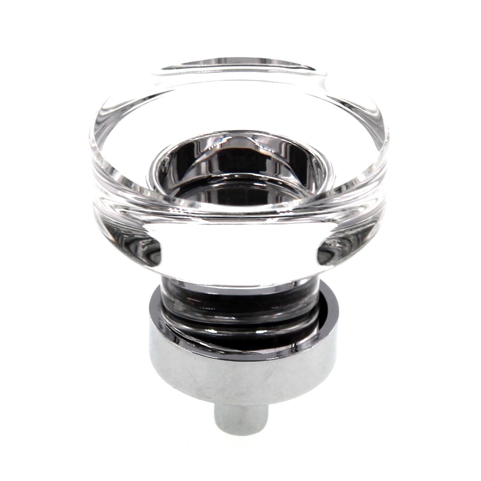 Emtek Grayson Crystal 1 1/4" Cabinet Knob Polished Chrome Base 86569US26