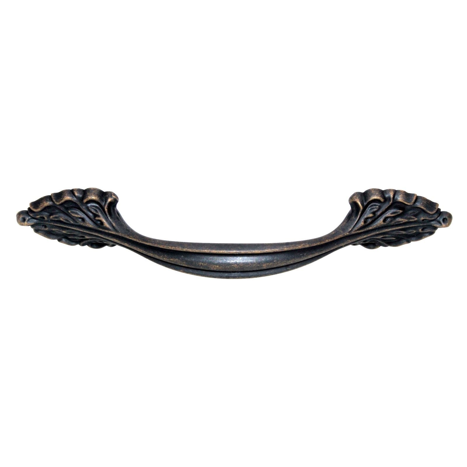 Schaub Corinthian Cabinet Arch Pull 3 3/4" (96mm) Ctr Ancient Bronze 871-ABZ