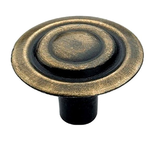 Amerock Allison 1 1/8" Antique English Round Cabinet Knob Pull 874AB