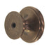 Schaub And Company Empire 1 3/8" Round Cabinet Knob Brushed Bronze 876-BBZ