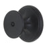 Schaub And Company Empire 1 3/8" Round Cabinet Knob Matte Black 876-MB