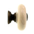 Amerock Furniture Trim Burnished Brass Almond 1 1/4" Round Cabinet Knob BP878-AM