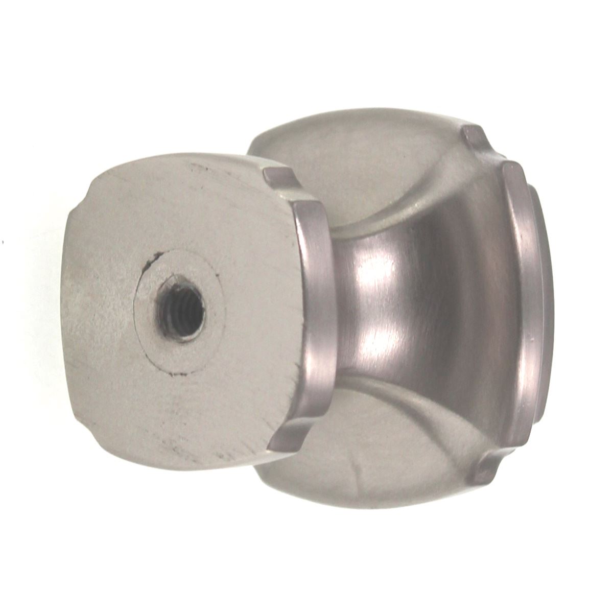 Schaub And Company Empire 1 3/8" Square Cabinet Knob Satin Nickel 882-15