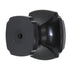 Schaub And Company Empire 1 3/8" Square Cabinet Knob Matte Black 882-MB