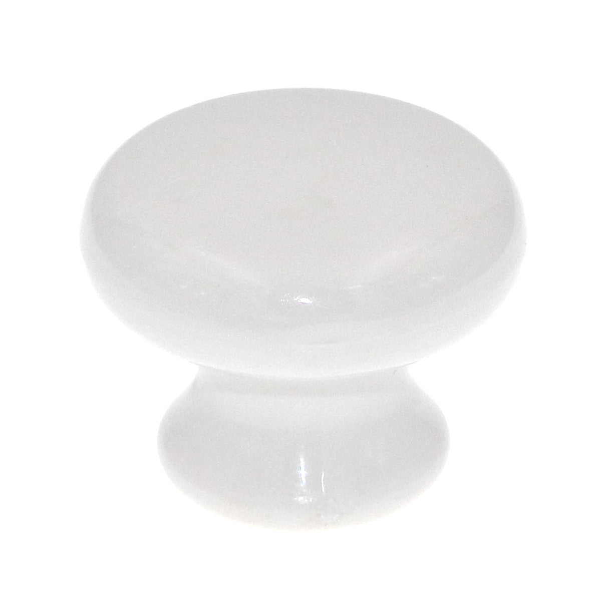 902WHT White 1 3/8" Mushroom Cabinet Knob Pulls Amerock Allison Value