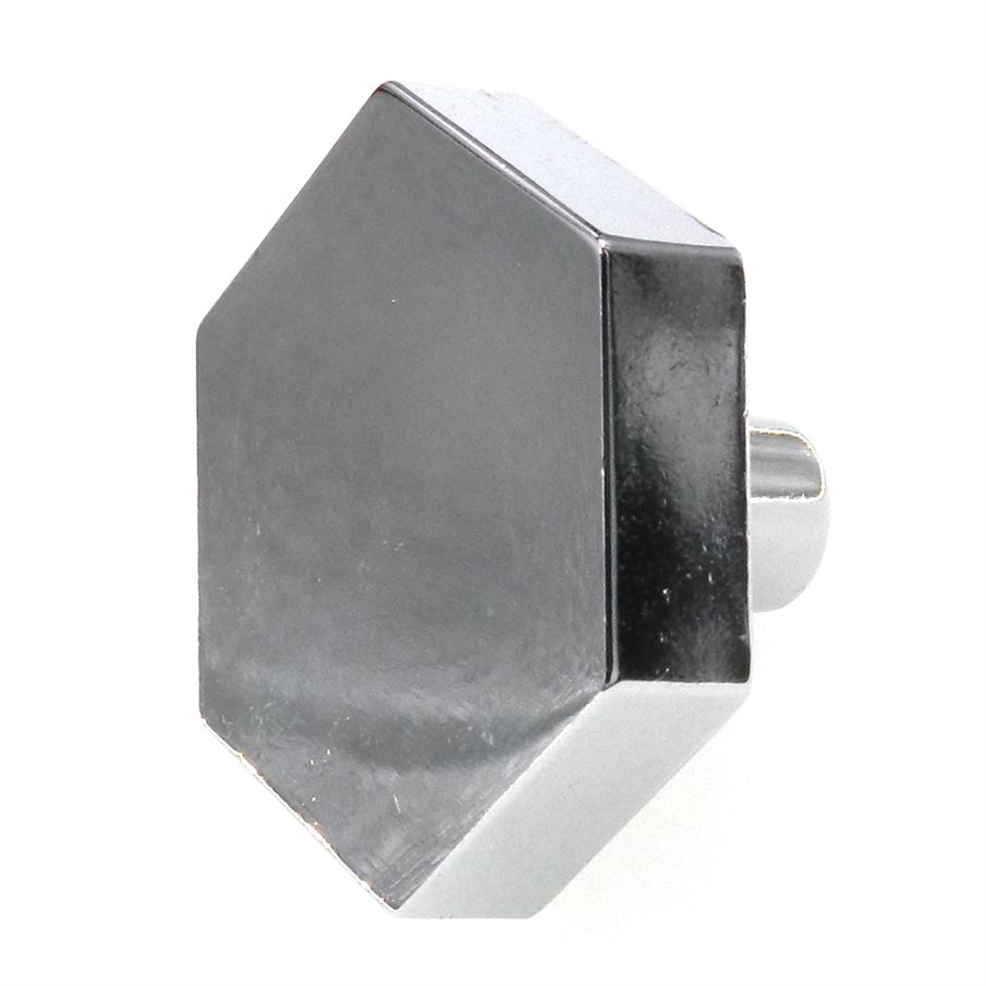 Amerock Allison Polished Chrome 1 1/2" Hexagon Cabinet Knob 963